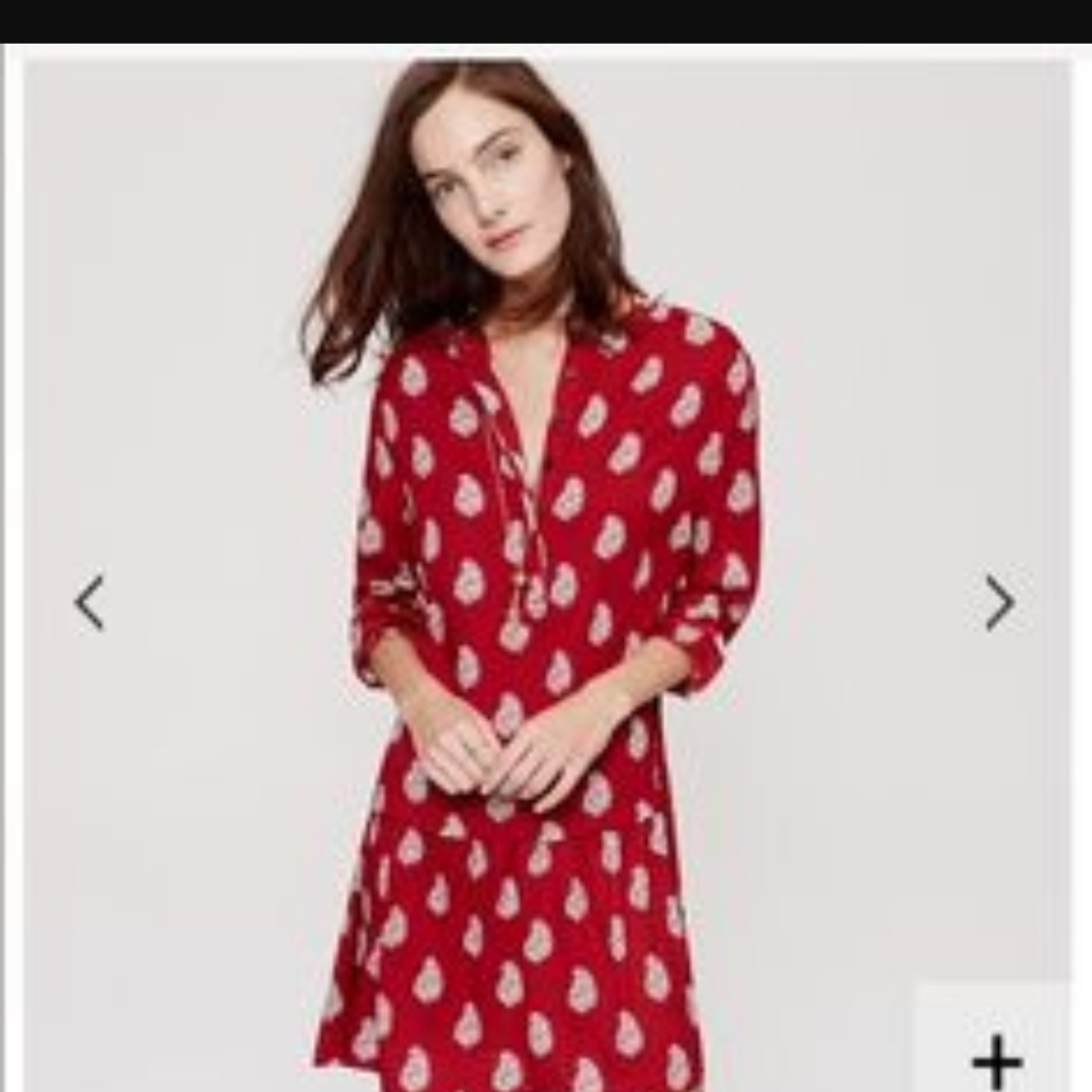 LOFT drop waist dress